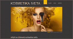 Desktop Screenshot of kosmetika-iveta.cz