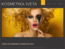 Tablet Screenshot of kosmetika-iveta.cz